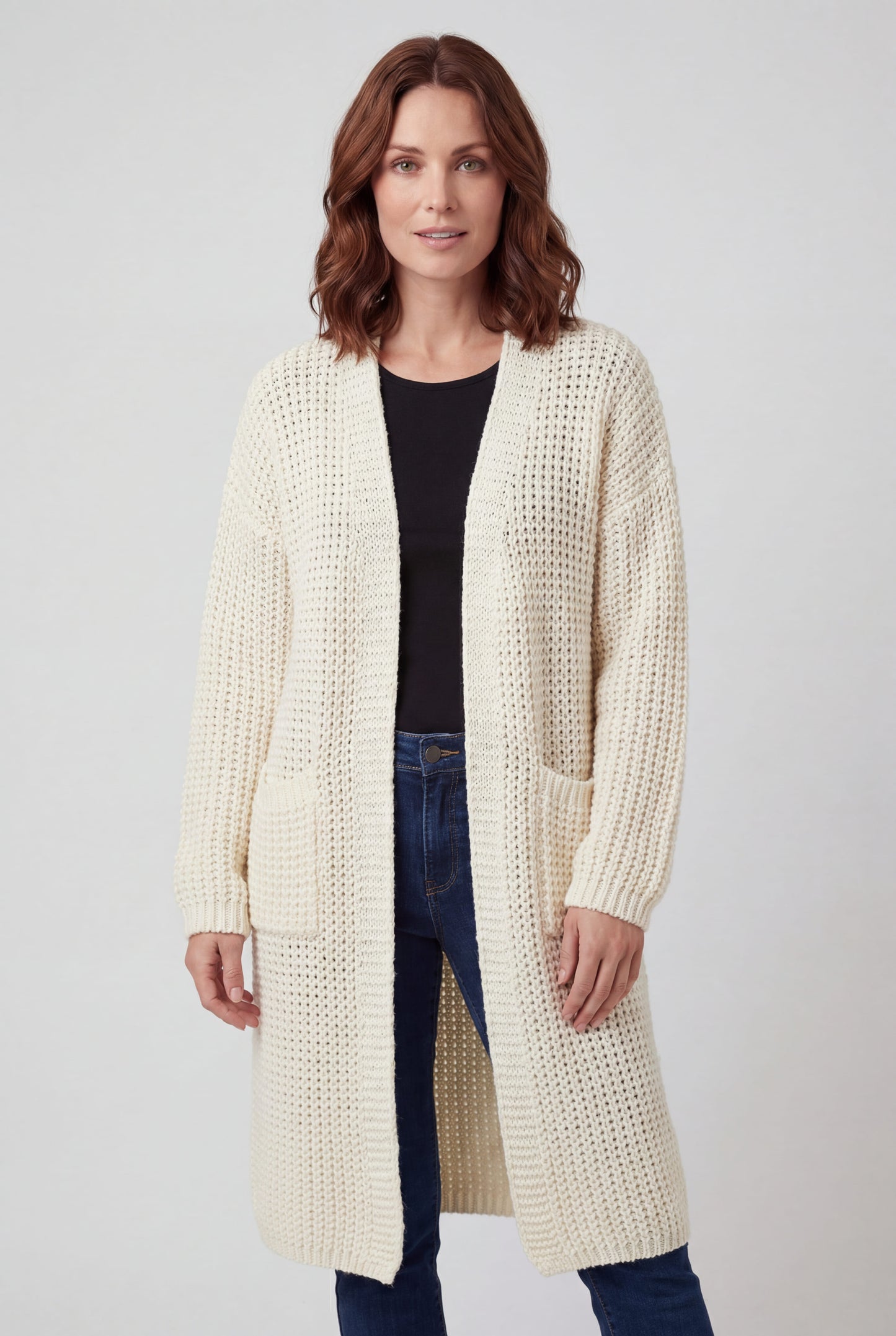 Avery | Women’s Cozy Chunky-Knit Cardigan Sweater