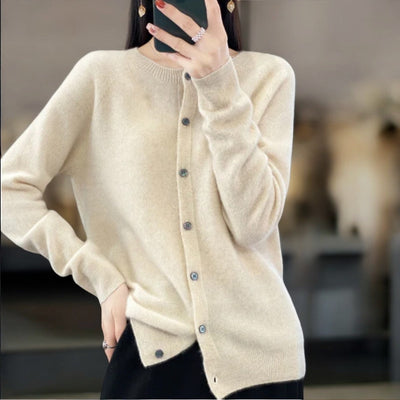 Mariana - Cosy Wool Knit Cardigan