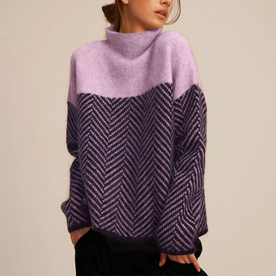 Evelina™ | Turtleneck Sweater with a Modern Touch