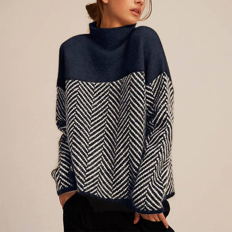 Evelina™ | Turtleneck Sweater with a Modern Touch