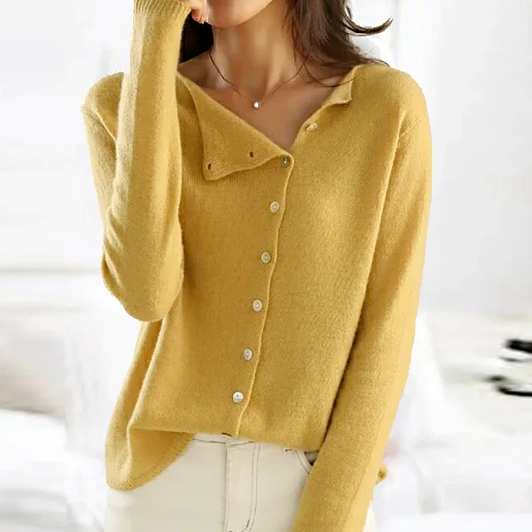 Alfonsa - Elegant Wool Cardigan