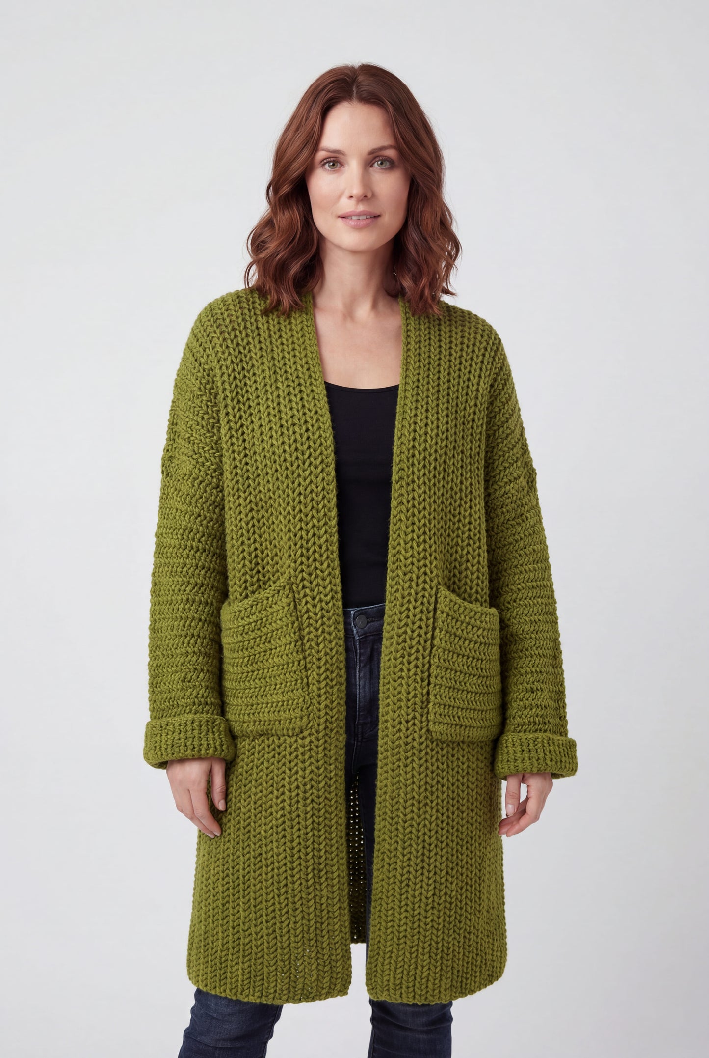 Avery | Women’s Cozy Chunky-Knit Cardigan Sweater