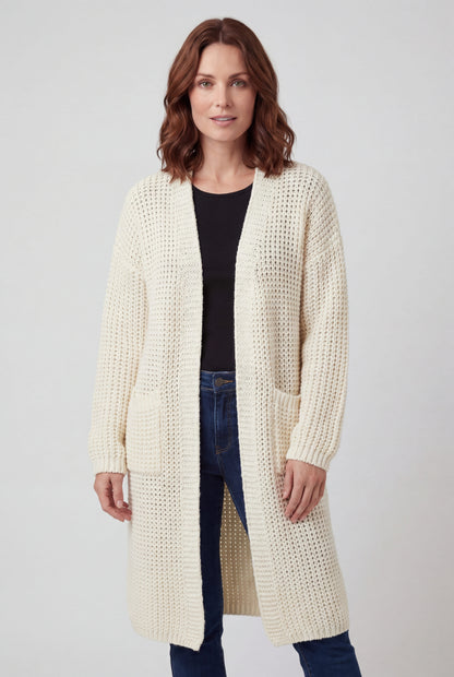 Avery | Women’s Cozy Chunky-Knit Cardigan Sweater