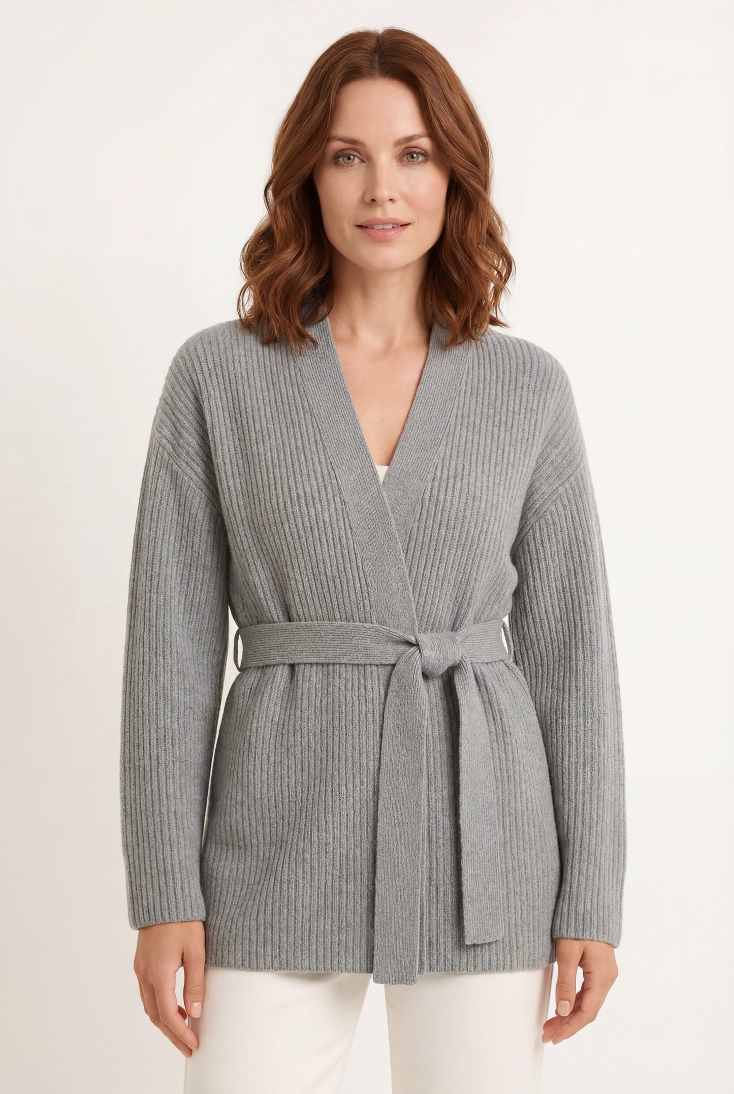 Maya | Women’s Ribbed Wrap Knit Sweater