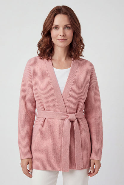 Maya | Women’s Ribbed Wrap Knit Sweater