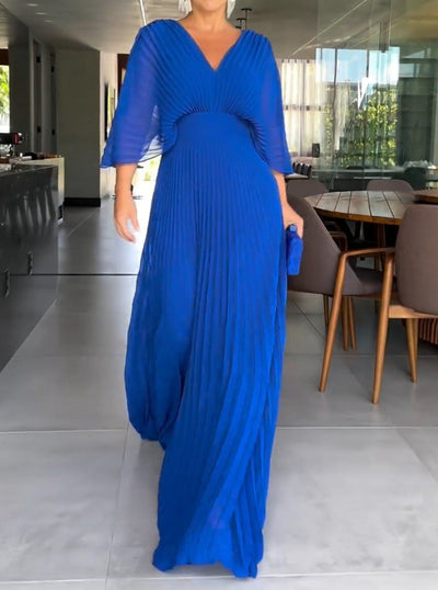 RIA™ - Floating Ribbed Maxi Dress